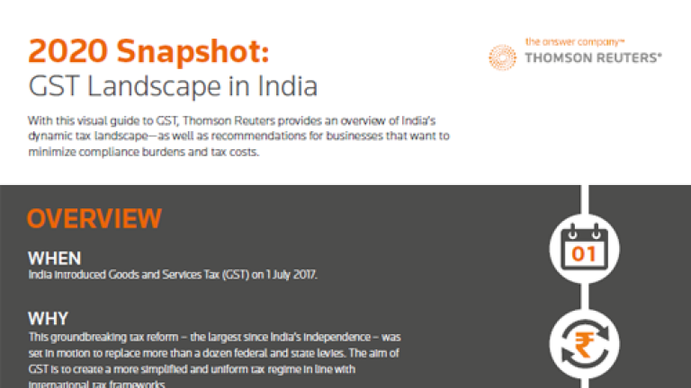 2020 Snapshot: GST Landscape in India